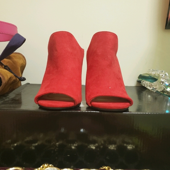 Suede high heel mules - Size 5 1/2 - Picture 2 of 4